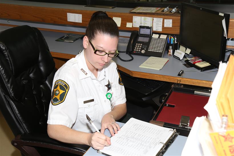 Worker at desk